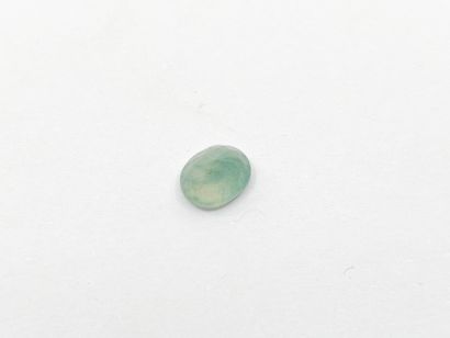 GRANDIDIERITE bluish green , oval , Madagascar...