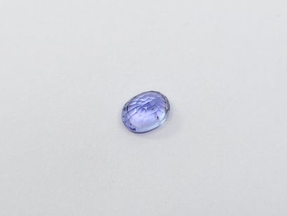 TANZANITE violet blue VVS , oval , Tanzania...