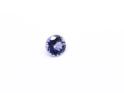 TANZANITE blue, round, Tanzania 0,91 carats...