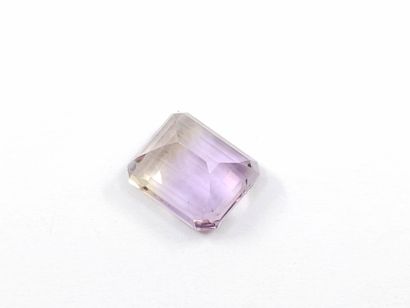 AMETRINE yellow et purple VVS	 de taille...