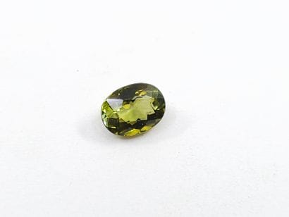 TOURMALINE yellowish green , oval , Africa...