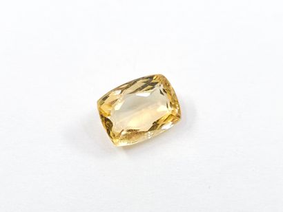 TOPAZE yellow , coussin , , 2,30 Carats,...
