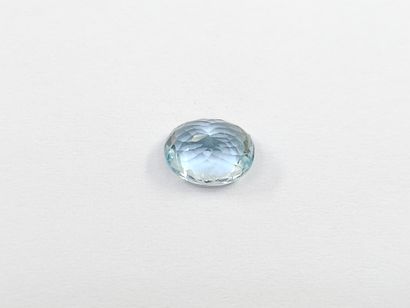 AIGUE MARINE blue , oval , Brazil , 1,11...