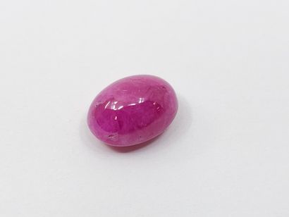 RUBY pinkish red , cabochon , Tanzania ,...