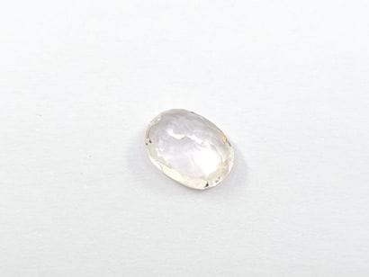 MORGANITE peach pink VS , ovale , Madagascar...