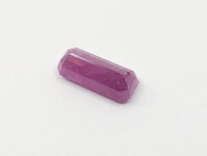 RUBIS red Octagon, , Africa , 5,04 Carats,...