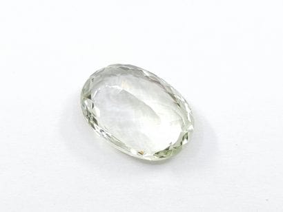 AMETHYSTE green IF , ovale , Africa , 7,55...