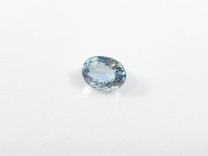 AIGUE MARINE blue , oval , Brazil , 1,11...