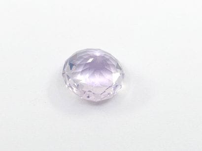 AMETHYSTE custom rose-cut lavender VS , round...