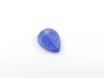 TANZANITE violet blue , poire , Tanzanie...