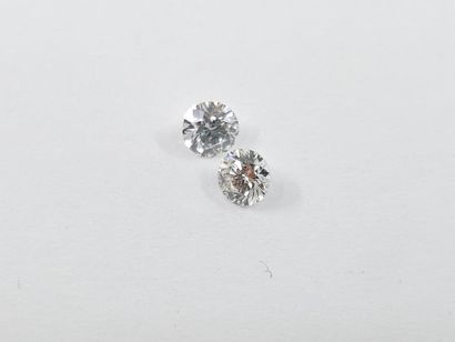 TWO DIAMONDS 0.21 ct (3.75 mm)