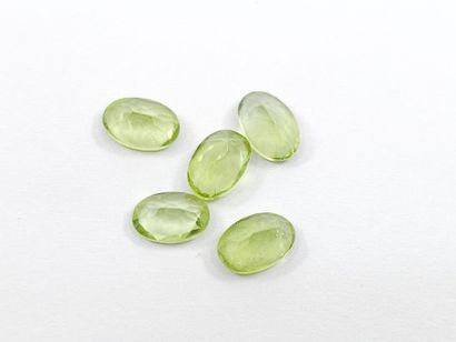 PERIDOT Green Nbr 5, oval, pakistan, 2,38...