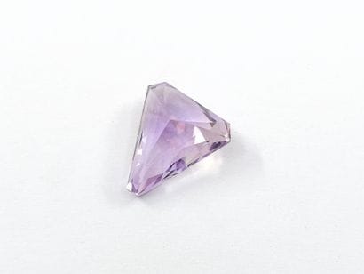 AMETRINE yellow et purple VS, forme trillion,...