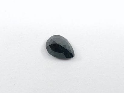 SAPHIRE deep greenish blue , pear , Australia...