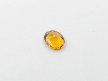 CITRINE yellow VVS , oval , Brazil , 1,10...