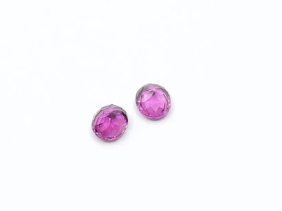 GRENAT pinkish purple rhodolite VS , oval...