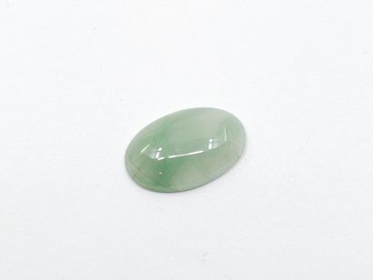 JADE green ( type A ) Myanmar , cabochon...