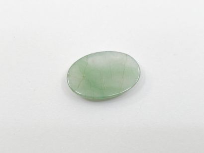 JADE green ( type A ) Myanmar , cabochon...