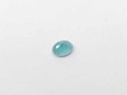 GRANDIDIERITE bluish green , oval , Madagascar...