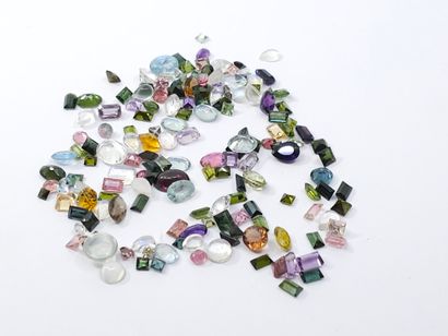 Mixed gemstones , emerald/ovalrond/pear ,...