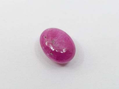 RUBY pinkish red , cabochon , Tanzania ,...
