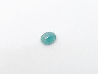 GRANDIDIERITE bluish green , oval , Madagascar...