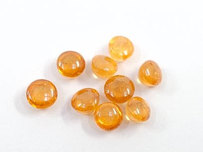 GRENAT orange spessartite Nbr 9 , cabochon...