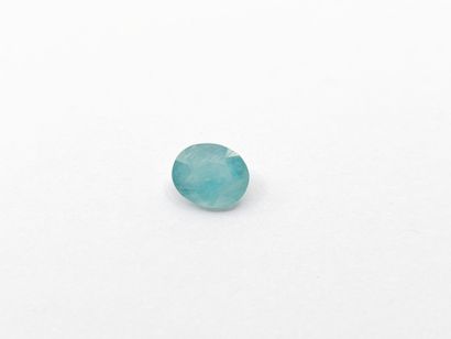 GRANDIDIERITE bluish green , oval , Madagascar...