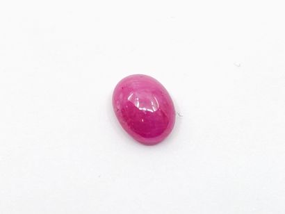 RUBY pinkish red , cabochon , Tanzania ,...