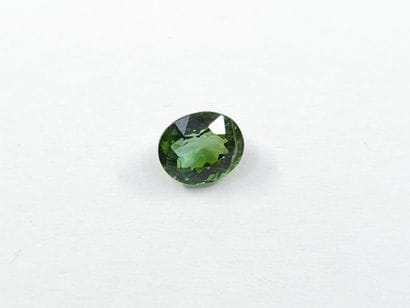 TOURMALINE green VS , ovale , Mozambique...