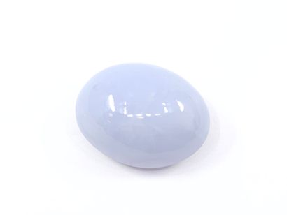 CALCEDOINE blue , cabochon , Turquie , 80,85...