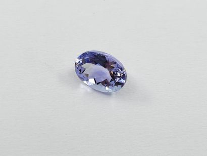TANZANITE violet blue VVS , ovale , Tanzanie...