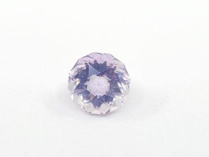 AMETHYSTE custom rose-cut lavender VS , round...