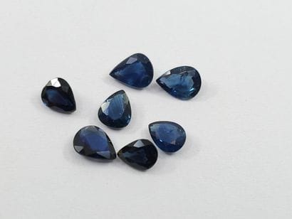 Sapphire blue, pear, africa, 1,97 carats...
