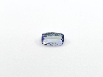 Cushion-cut violet-blue IF TANZANITE, Tanzania,0.59...