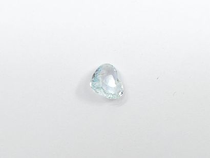 AIGUE MARINE greenish blue , heart , Brazil...