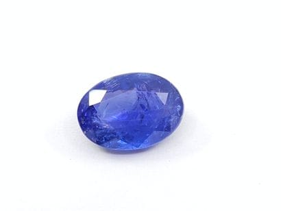 TANZANITE violet blue , ovale , Tanzanie...
