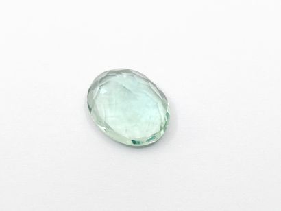 FLUORITE green, oval, Africa, 6,61 carats...
