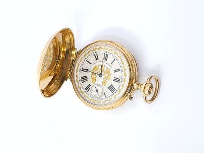 PAUL Jeannot Geneva
Savonette watch in 750°...