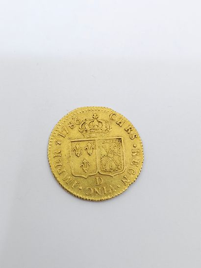 DOUBLE LOUIS D'OR - BAREHEADED - 1786 D
Weight...
