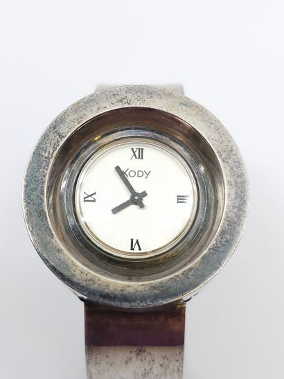 KODY
Ladies' watch circa 1970s
Silver bracelet...