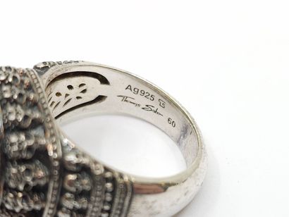 THOMAS SABO
925° silver ring with skull and...