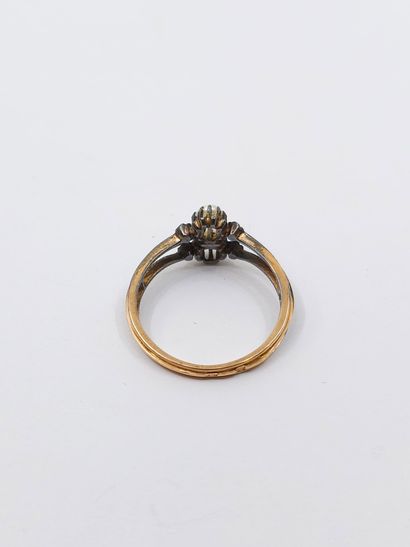 TRAVAIL FRANCAIS
BAGUE toi et moi en or jaune...