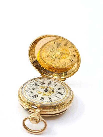 PAUL Jeannot Geneva
Savonette watch in 750°...