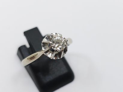 French WORK
Ring in 750° gold and 950° platinum...