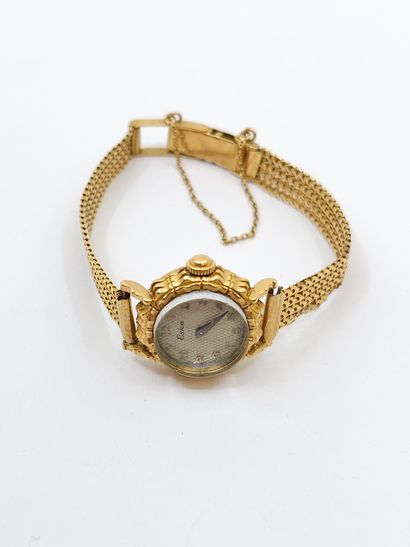 ESKA 
Ladies' wristwatch in 750° yellow gold
Gross...