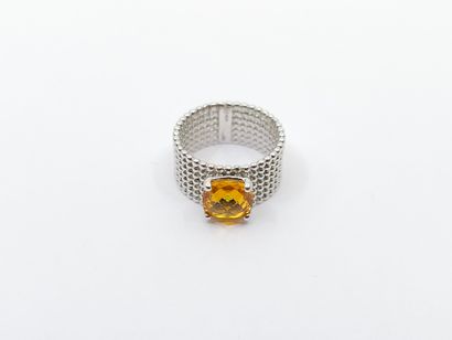 925° silver BRACELET with pearl decoration,...