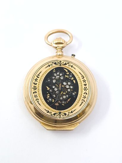 PAUL Jeannot Geneva
Savonette watch in 750°...