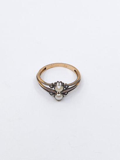 TRAVAIL FRANCAIS
BAGUE toi et moi en or jaune...