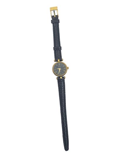 GUCCI
Ladies' wristwatch, round dial, black...